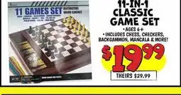 Ollie's 11-IN-! CLASSIC GAMES SET offer