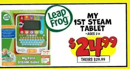 Ollie's Leap Frog 1ST STEAM TABLET offer