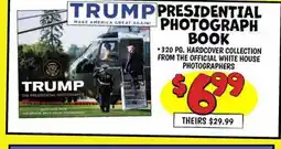 Ollie's TRUMP PRESIDENTIAL PHOTOGRAPH BOOK offer