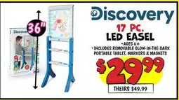 Ollie's 17 PC. LED EASEL offer