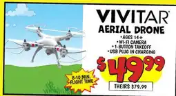 Ollie's VIVITAR AERIAL DRONE offer
