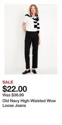 Old Navy Old Navy High-Waisted Wow Loose Jeans offer
