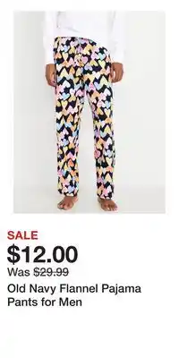 Old Navy Old Navy Flannel Pajama Pants for Men offer