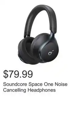 Costco Soundcore Space One Noise Cancelling Headphones offer