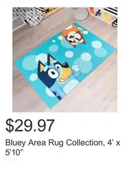 Costco Bluey Area Rug Collection, 4' x 5'10 offer