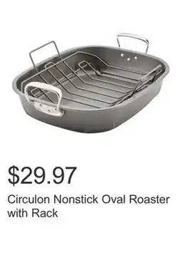 Costco Circulon Nonstick Oval Roaster with Rack offer