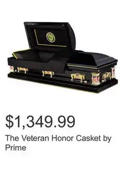 Costco The Veteran Honor Casket by Prime offer