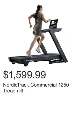 Costco NordicTrack Commercial 1250 Treadmill offer