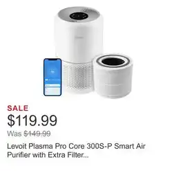 Costco Levoit Plasma Pro Core 300S-P Smart Air Purifier with Extra Filter Bundle offer