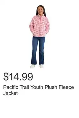 Costco Pacific Trail Youth Plush Fleece Jacket offer