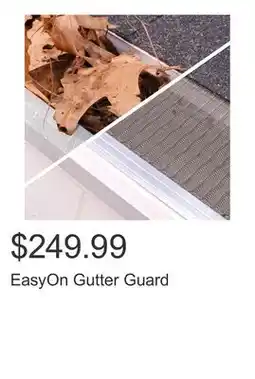 Costco EasyOn Gutter Guard offer