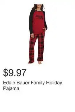 Costco Eddie Bauer Family Holiday Pajama offer