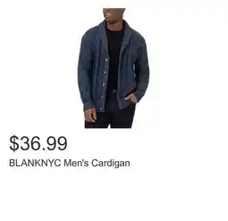 Costco BLANKNYC Men's Cardigan offer