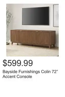 Costco Bayside Furnishings Colin 72 Accent Console offer