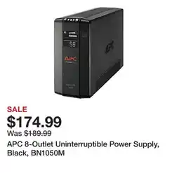 Office Depot APC 8-Outlet Uninterruptible Power Supply, Black, BN1050M offer