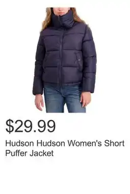Costco Hudson Hudson Women's Short Puffer Jacket offer