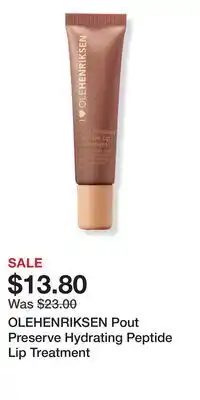 Ulta Beauty OLEHENRIKSEN Pout Preserve Hydrating Peptide Lip Treatment offer
