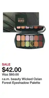 Ulta Beauty r.e.m. beauty Wicked Ozian Forest Eyeshadow Palette offer