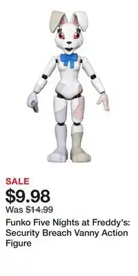 Game Stop Funko Five Nights at Freddy's: Security Breach Vanny Action Figure offer