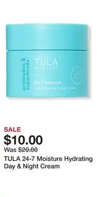 Ulta Beauty TULA 24-7 Moisture Hydrating Day & Night Cream offer