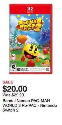 Game Stop Bandai Namco PAC-MAN WORLD 2 Re-PAC - Nintendo Switch 2 offer