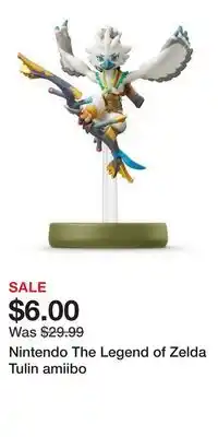 Game Stop Nintendo The Legend of Zelda Tulin amiibo offer