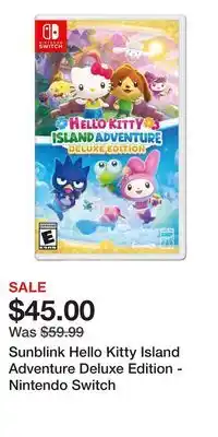 Game Stop Sunblink Hello Kitty Island Adventure Deluxe Edition - Nintendo Switch offer
