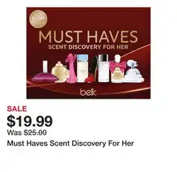 Belk Must Haves Scent Discovery For Her offer