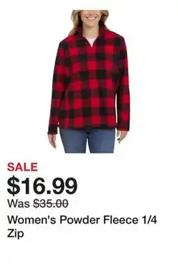Belk Women's Powder Fleece 1/4 Zip offer