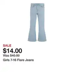 Belk Girls 7-16 Flare Jeans offer