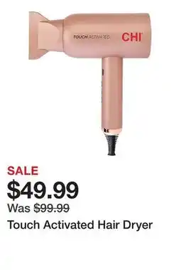 Belk Touch Activated Hair Dryer offer