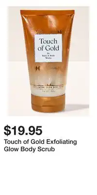 Bath & Body Works Touch of Gold Exfoliating Glow Body Scrub offer