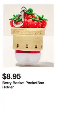 Bath & Body Works Berry Basket PocketBac Holder offer