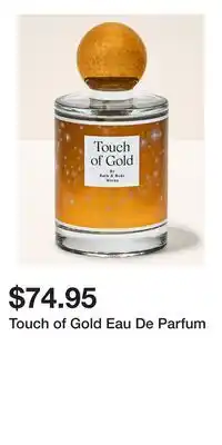 Bath & Body Works Touch of Gold Eau De Parfum offer