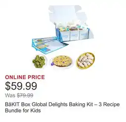 Costco BāKIT Box Global Delights Baking Kit – 3 Recipe Bundle for Kids offer