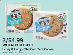 Fareway Lenny & Larry's The Complete Cookie offer
