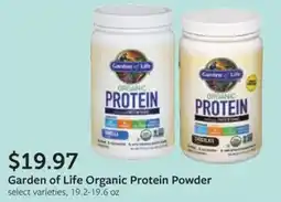 Fareway Garden of Life Organic Protein Powder offer