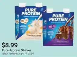 Fareway Pure Protein Shakes offer