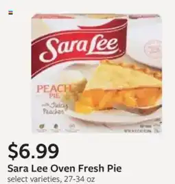 Fareway Sara Lee Oven Fresh Pie offer