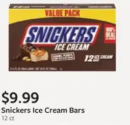 Fareway Snickers Ice Cream Bars offer
