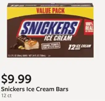Fareway Snickers Ice Cream Bars offer