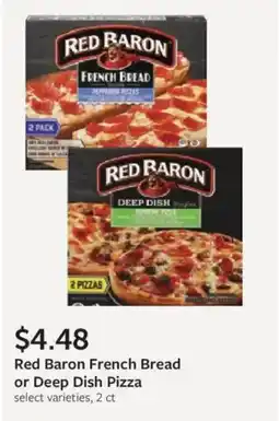 Fareway Red Baron French Bread or Deep Dish Pizza offer