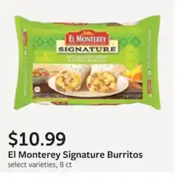 Fareway El Monterey Signature Burritos offer