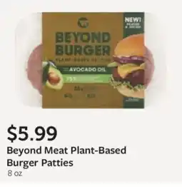 Fareway Beyond Meat Plant-Based Burger Patties offer