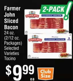 Smart & Final Farmer John Sliced Bacon offer