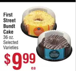Smart & Final First Street Bundt Cake offer