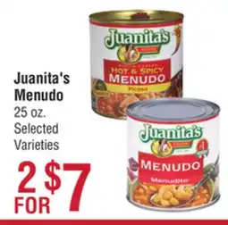 Smart & Final Juanita's Menudo offer
