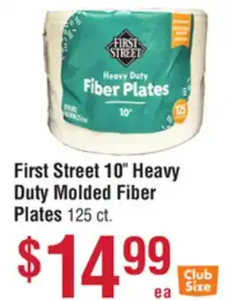 Smart & Final First Street 10 Heavy Duty Molded Fiber Plates offer