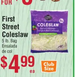 Smart & Final First Street Coleslaw offer