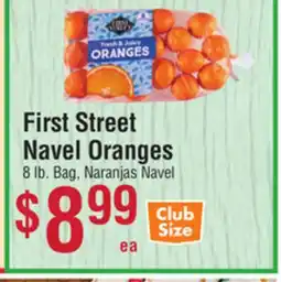 Smart & Final First Street Navel Oranges offer